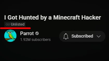 ParrotX2 Let Me Watch His Video Early (Again...)