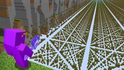 I Explored to the END of the Minecraft Farlands