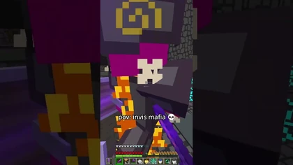 life of an invis mafia 💀 #unstablesmp
